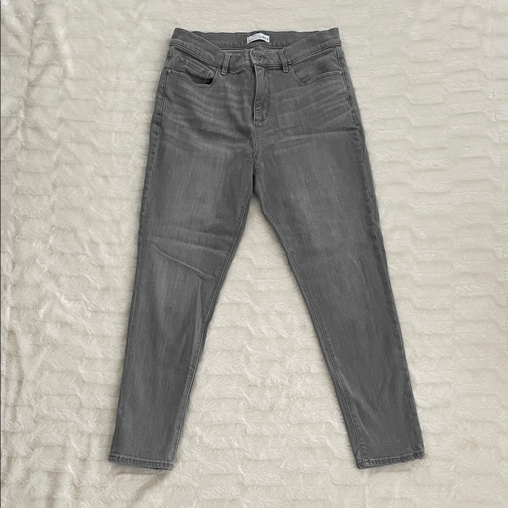 LOFT Charcoal Ankle Jeans